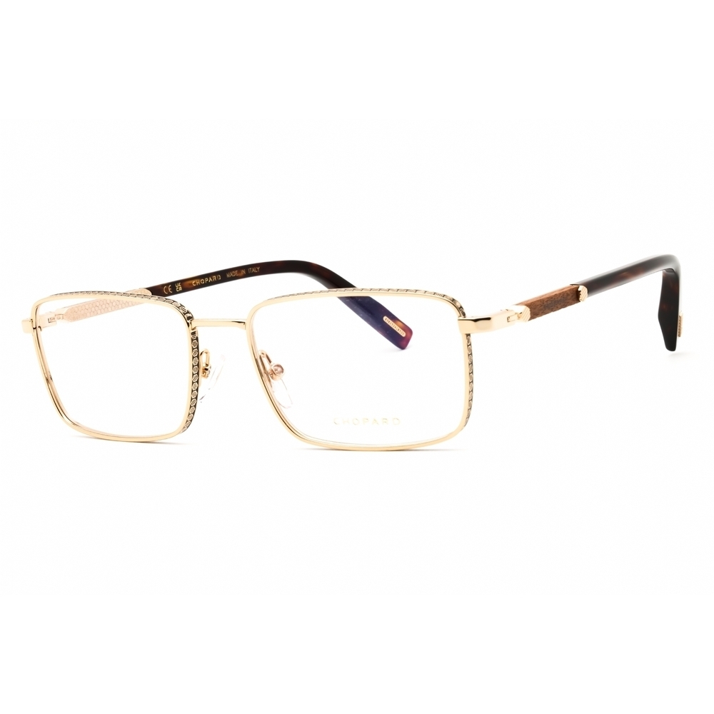 NWT Chopard VCHL48 Rose Gold Rectangle 58mm Eyeglasses